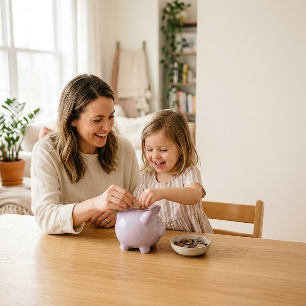 Dạy con về tiền bạc: 5 bài học tài chính từ tuổi thơ