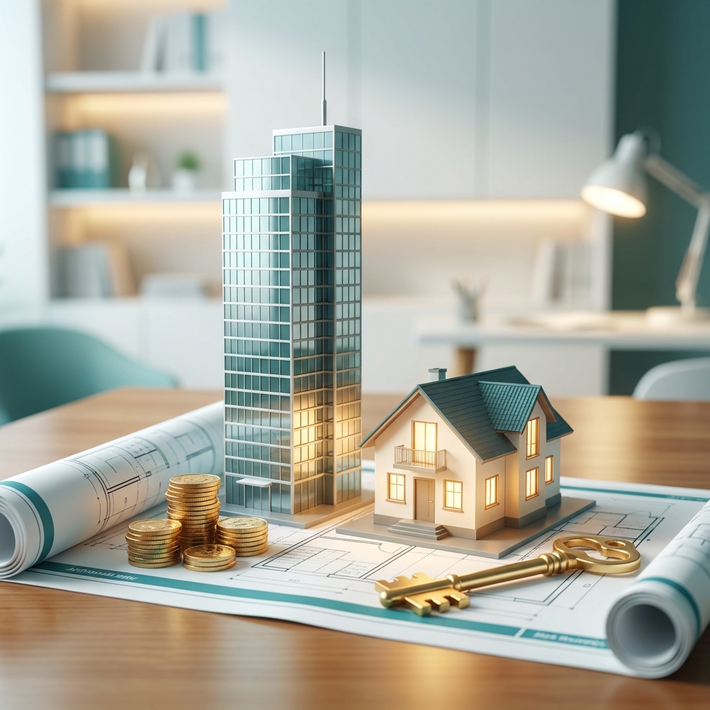 Căn hộ so với đất ven đô